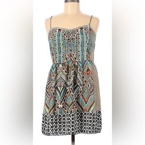 Living Doll Women multi print Casual Dress small